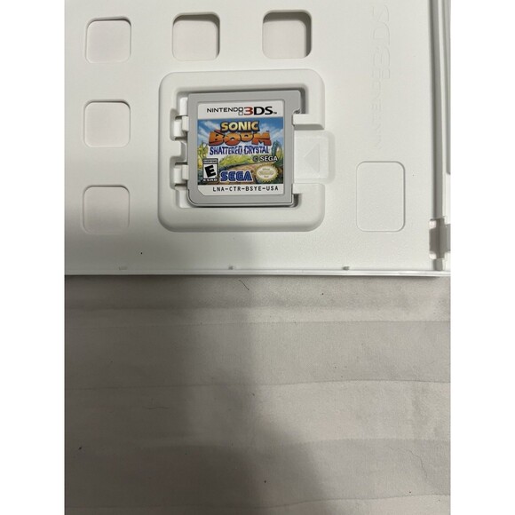 Sonic Boom: Shattered Crystal (Nintendo 3DS, 2014) Game And Manual Fast Ship - Picture 6 of 6
